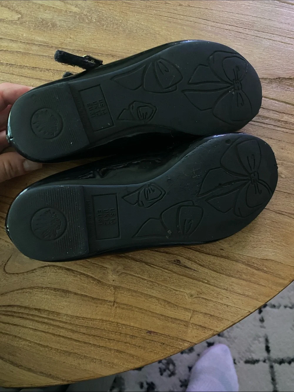 Girls Black Patent Mary Jane Dress Shoes